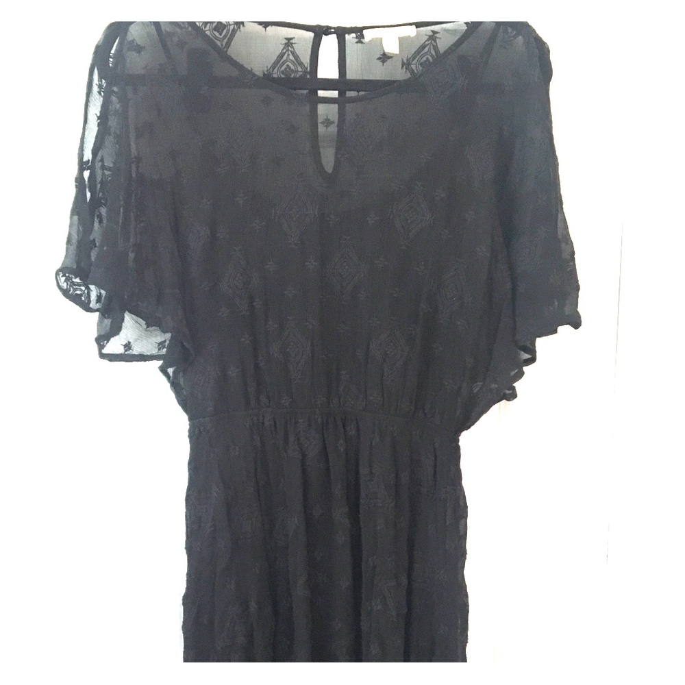 Silk black dress